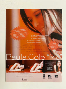 Paula Cole - 8 1/2” x 11” Trade Ad