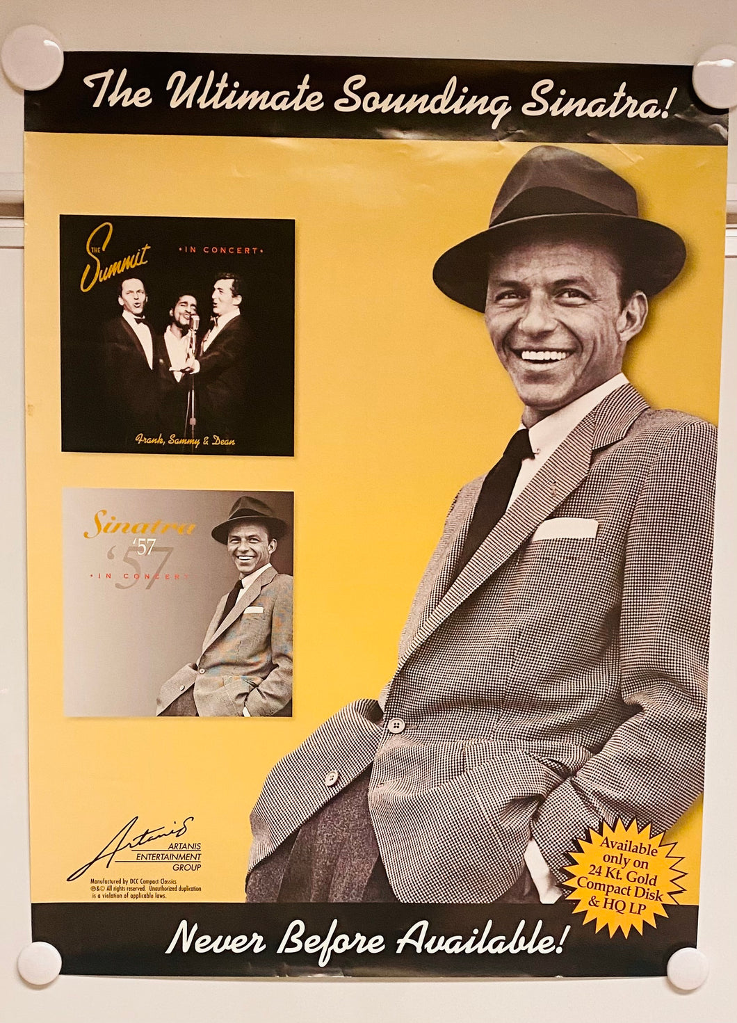 Frank Sinatra - 18” x 24” Promotional Poster