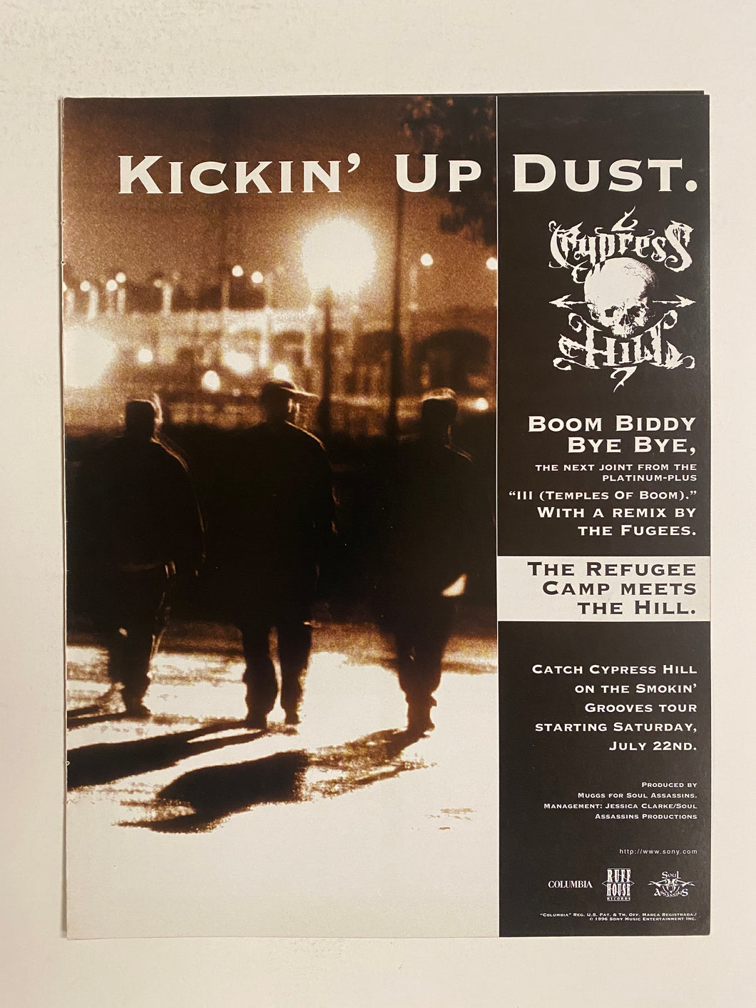 Cypress Hill - 8 1/2” x 11” Trade Ad
