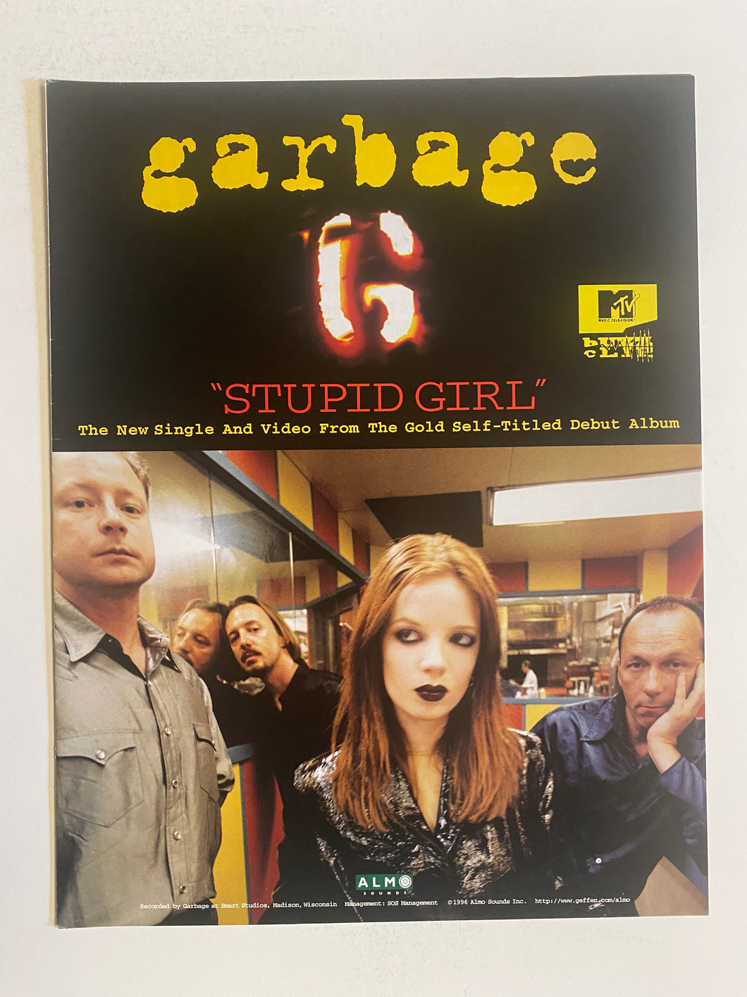 Garbage - 8 1/2” x 11” Trade Ad #1