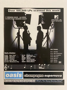 Oasis - 8 1/2” x 11” Trade Ad