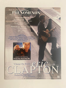 Eric Clapton - 8 1/2” x 11” Trade Ad