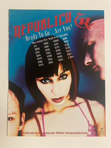 Republica - 8 1/2” x 11” Trade Ad #2