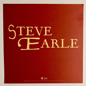 Steve Earle - Double Sided Album Flat