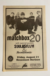 Matchbox 20 & Soul Asylum - Concert Ad