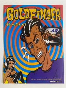 Goldfinger - 8 1/2” x 11” Trade Ad