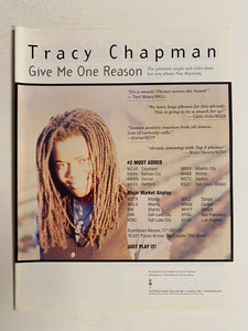 Tracy Chapman - 8 1/2” x 11” Trade Ad #8