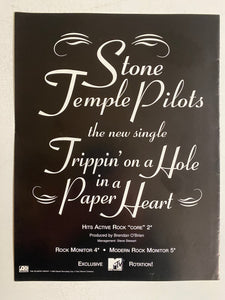 Stone Temple Pilots - 8 1/2” x 11” Trade Ad #2