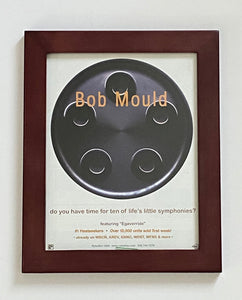 Bob Mould -  8 1/2" x 11" Framed Trade Ad