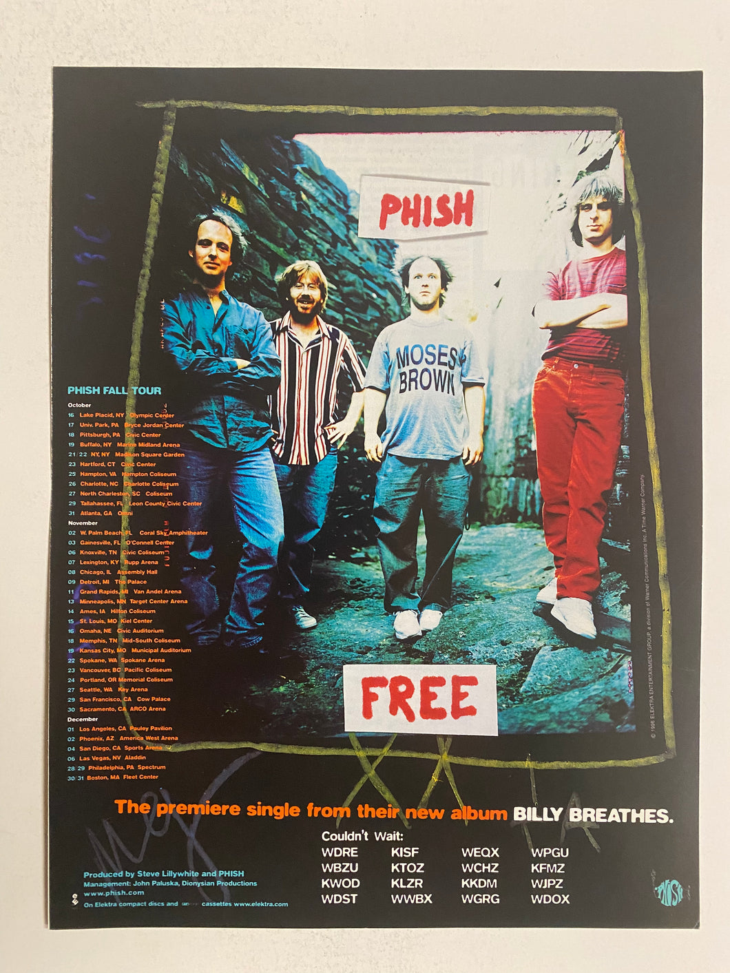 Phish - 8 1/2” x 11” Trade Ad