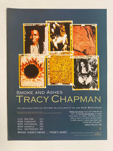 Tracy Chapman - 8 1/2” x 11” Trade Ad #1