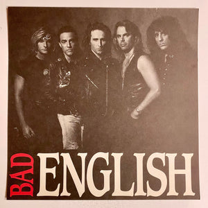 Bad English - Double Sided Album Flat