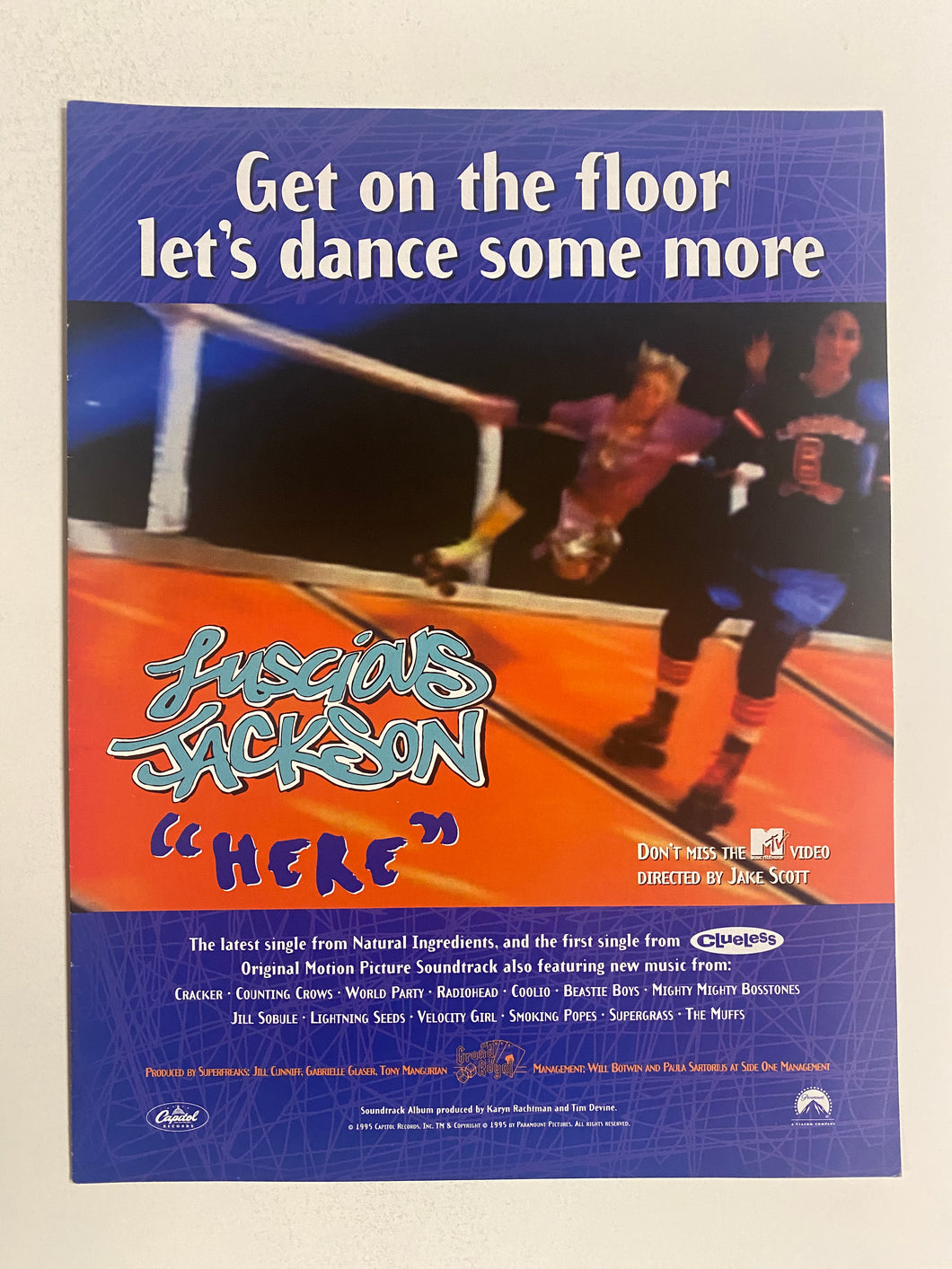 Luscious Jackson - 8 1/2” 11” Trade Ad