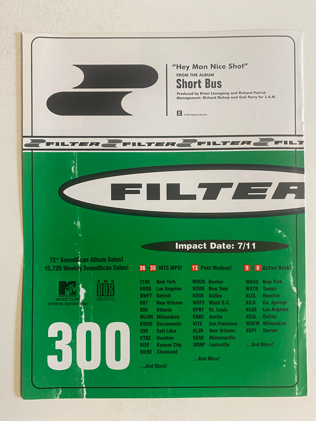 Filter - 8 1/2” x 11” Trade Ad