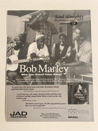 Bob Marley - 8 1/2” x 11” Trade Ad