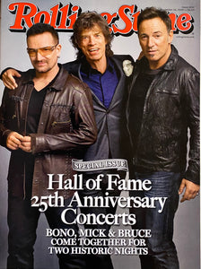 Bono, Mick Jagger, Bruce Springsteen - Rolling Stone Magazine