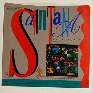 Santana - 7” Picture Sleeve Only (no record)