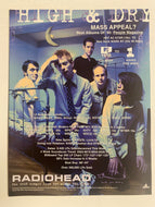Radiohead - 8 1/2” x 11” Trade Ad