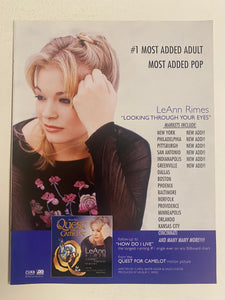 LeAnn Rimes - 8 1/2” x 11” Trade Ad #2