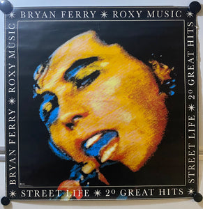 Bryan Ferry Roxy Music - 24” x 24” Promotional Poster