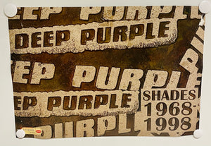 Deep Purple - 17” x 24” Double Sided Promotional Poster