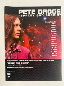 Pete Droge - 8 1/2” x 11” Trade Ad