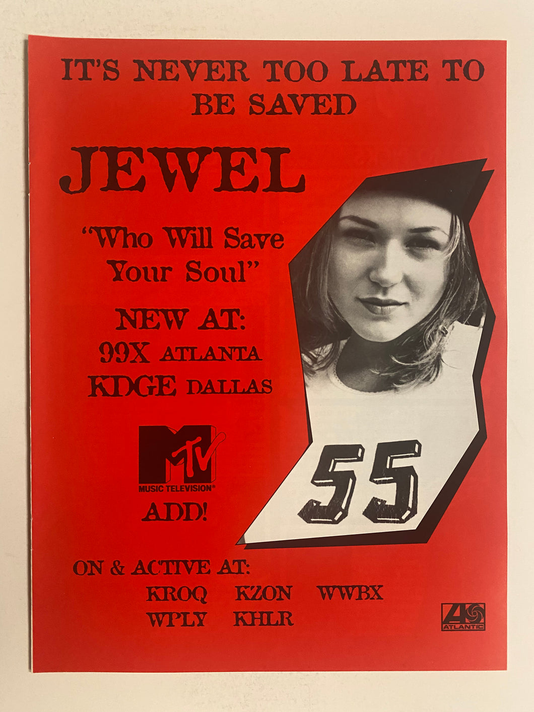 Jewel - 8 1/2” x 11” Trade Ad #4