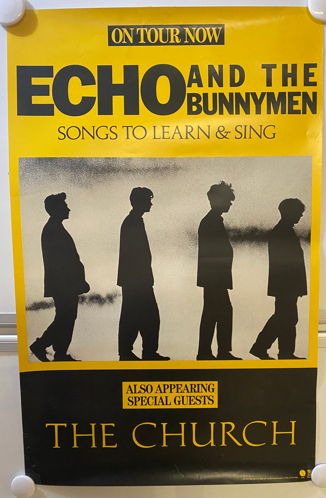 Echo And The Bunnymen - 14” x 22” Promotional Poster