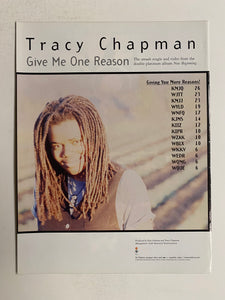 Tracy Chapman - 8 1/2” x 11” Trade Ad #4