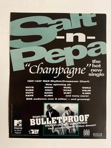 Salt-n-Pepa - 8 1/2” x 11” Trade Ad