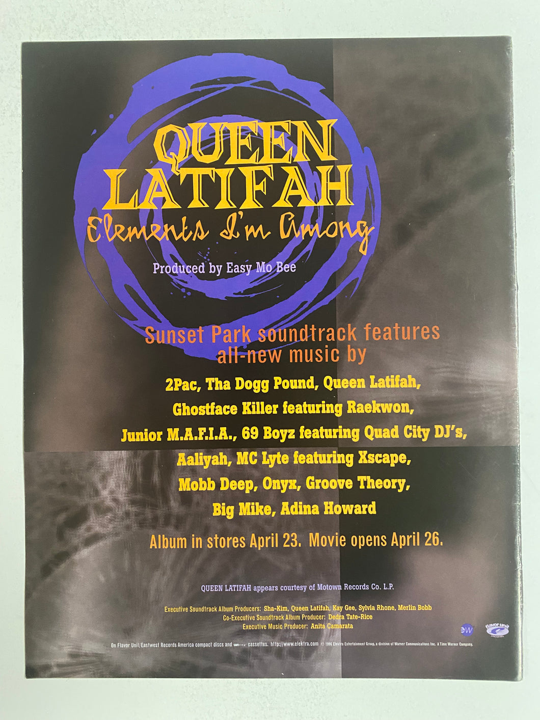 Queen Latifah - 8 1/2” x 11” Trade Ad