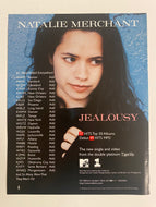 Natalie Merchant - 8 1/2” x 11” Trade Ad #2
