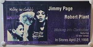 Jimmy Page & Robert Plant - 12” x 24” Promotional Poster