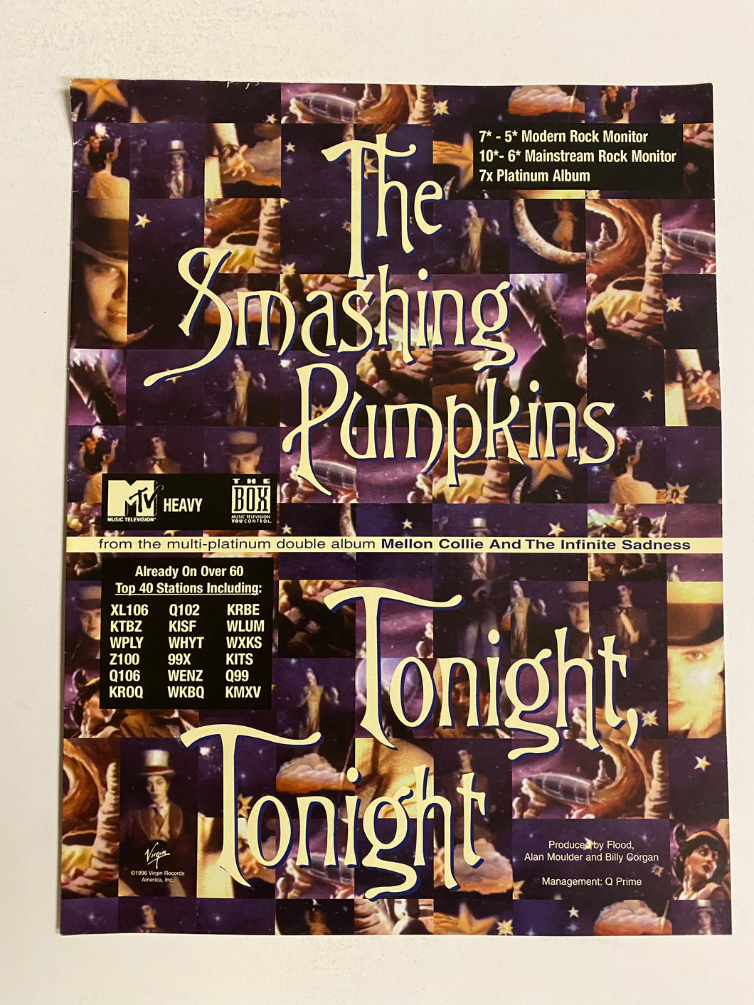 Smashing Pumpkins - 8 1/2” x 11” Trade Ad #1