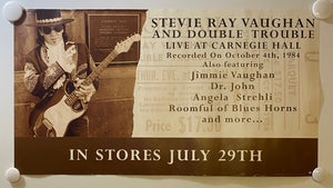 Stevie Ray Vaughan  - 13” x 24” Promotional Poster