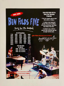 Ben Folds Five - 8 1/2" x 11" Trade Ad