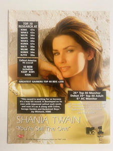 Shania Twain - 8 1/2” x 11” Trade Ad