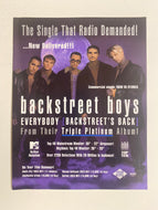 Backstreet Boys - 8 1/2” x 11” Trade Ad